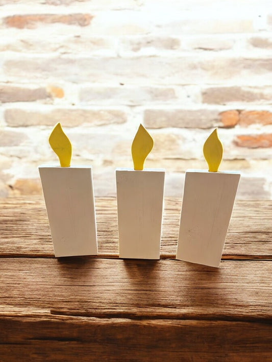 Wooden Candles
