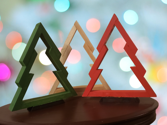 Classic Christmas Tree Trio