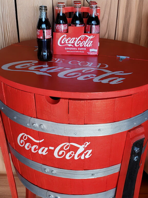 Coca Cola Barrel Cooler image 2