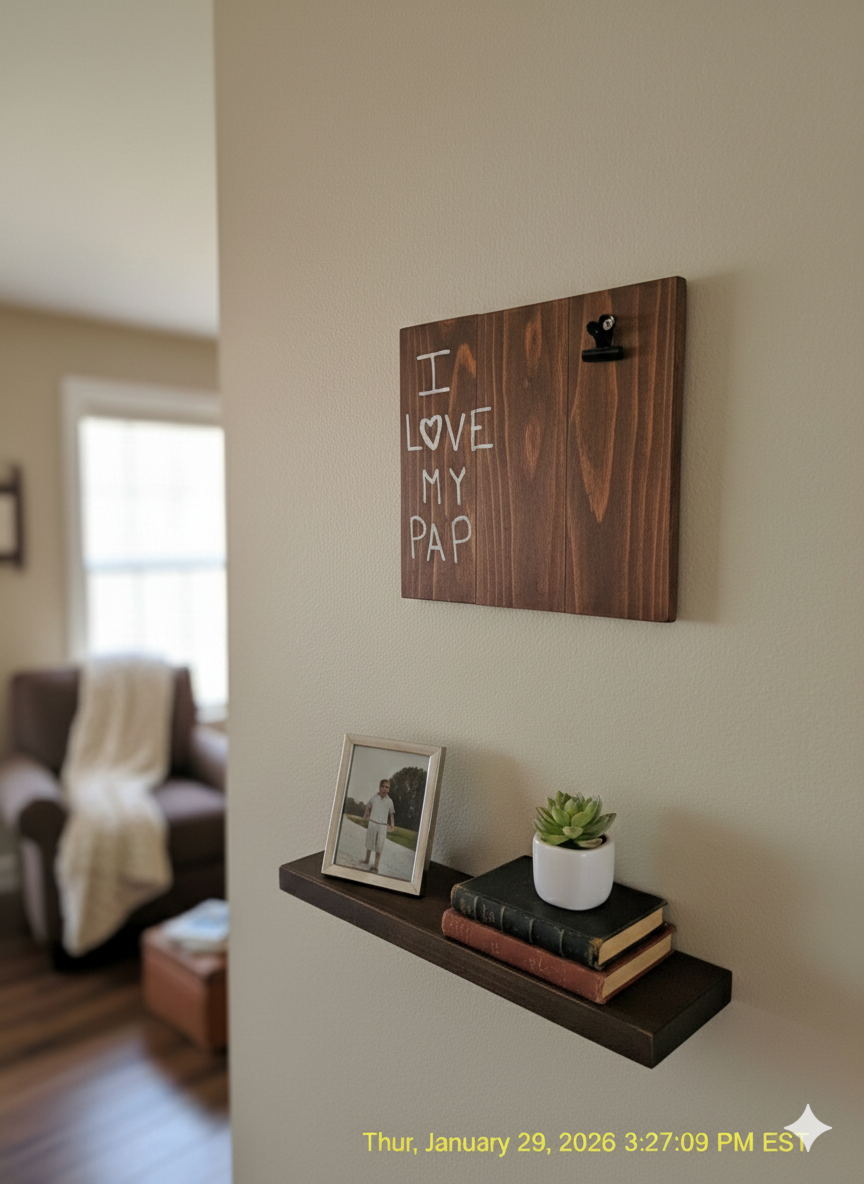 Rustic Picture Hanger