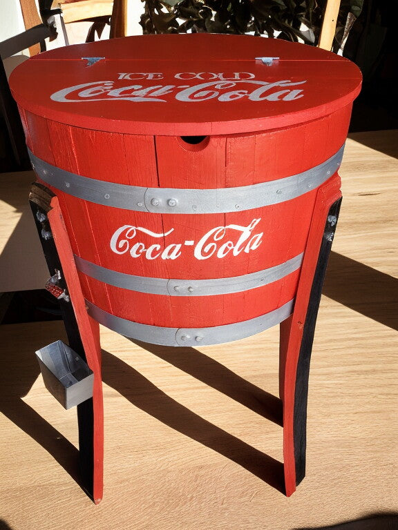 Coca Cola Barrel Cooler image 1