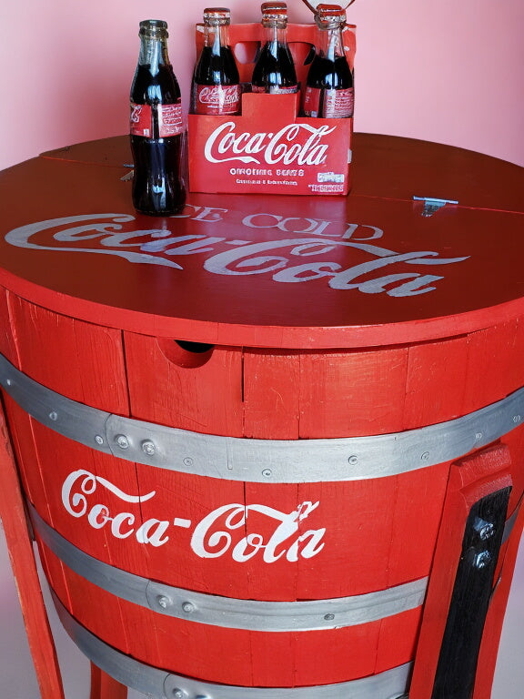 Coca Cola Barrel Cooler image 3