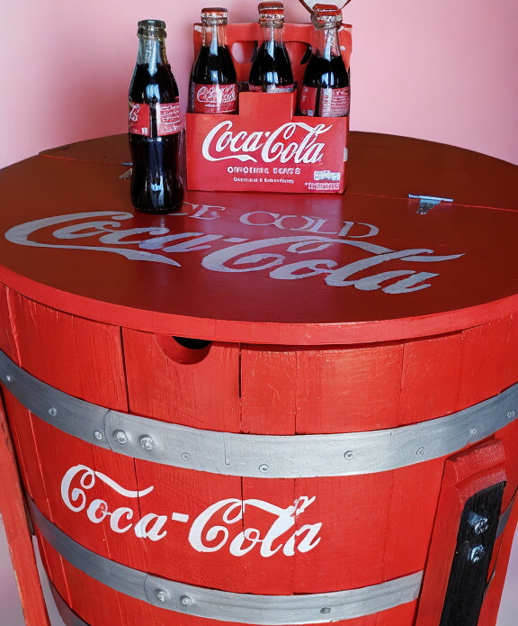 Coca Cola Barrel Cooler image 0
