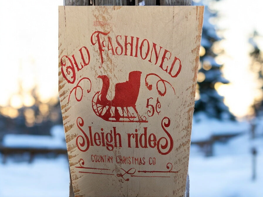 Rustic Christmas Signs